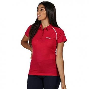 Polo Respirant Femme KALTER Laine Merinos Dark Cerise M