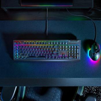 Razer Mechanical Gaming Keyboard, BlackWidow v4 X with Razer Green Switches
