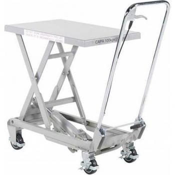 Plateforme Élévatrice Aluminium Matisère 1860055010 – Levée 755 mm, 100 kg, 700×450 mm