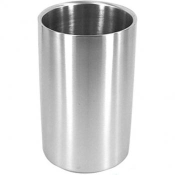 Seau rond d’acier inoxydable à isolation thermique
