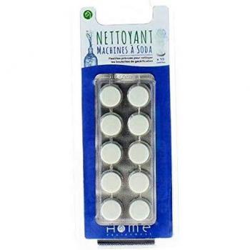 Pastilles nettoyantes à l'oxygène actif pour cafetière ou machine à soda, x10