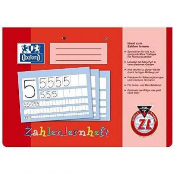 Zahlenheft (Oxford) A4-quer 16Blatt ZL