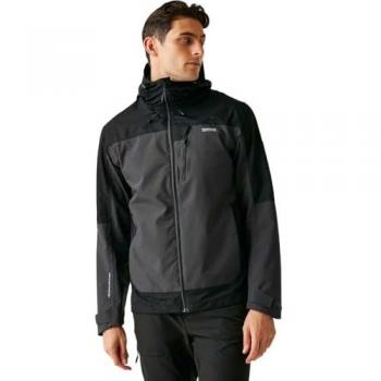 Regatta Highton Veste Étanche 3XL Gris et Noir