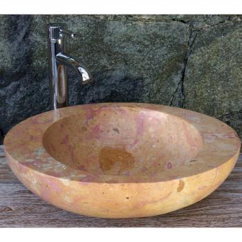 Guru-Shop Waschtisch mit Marmoraufbau