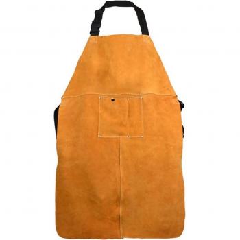 Orange Thickened Cattlehide Protective Apron