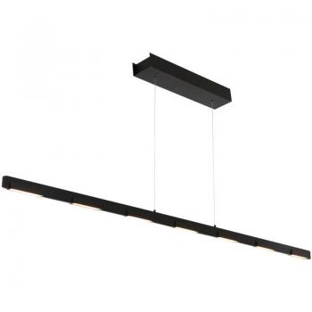 Steinhauer Bloc Noir Verre Métal Suspension Lampadaire