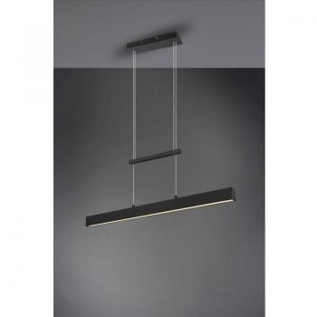 Lámpara de Techo Doble LED Regulable Negra 90 cm