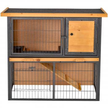 Cage à Lapin avec Toit Ouvrant