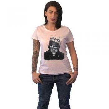 T-Shirt Donna Biggie Smalls Non Fidarti di Nessuno in Cotone