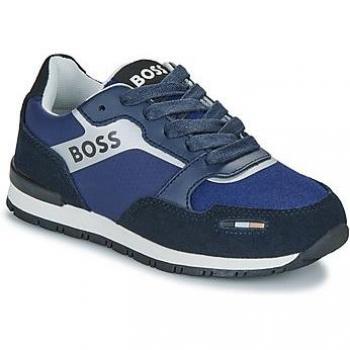 Boss Baskets Garçon 29 Cuir de Vachette Nocturne