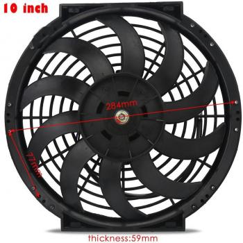 Universal 12V Slim Electric Engine Cooling Fan