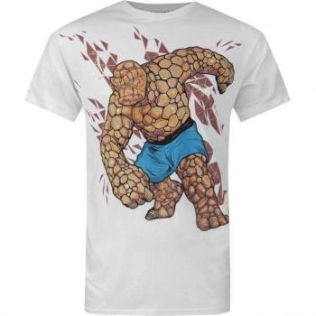Fantastische Vier – Herren T‑Shirt „Der Thing“ (L, grau) von Shogun