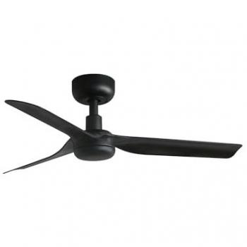 Faro Mini Punt Small Black Ceiling Fan With DC Smart Motor 6 Speed