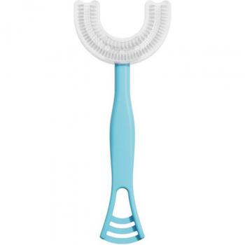 Cute Star U-Shaped Toothbrush for Babies and Kids (2-12 Years), Silicone Training Tooth Cleaner