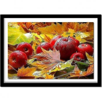 Pittura a Diamante Paesaggio Autunnale 20X30CM
