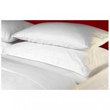 Pure Egyptian Cotton Percale Standard Pillowcase Duo (White)