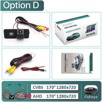 Cámara de visión trasera para coche GreenYi 170° compatible con VW GOLF, POLO, PASSAT 5, SCIROCCO, EOS, LUPO, CC, PHAETON, BEETLE y SEAT VAR