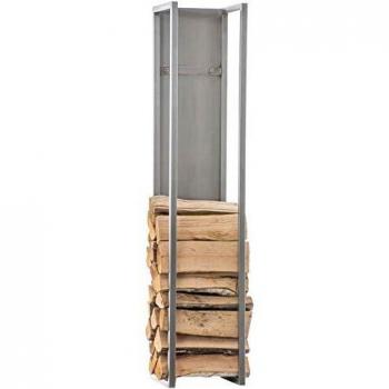 CLP Holzbutler Edelstahl 140 cm