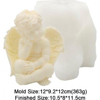 Moule d'Ange Silicone Époxy Élégant