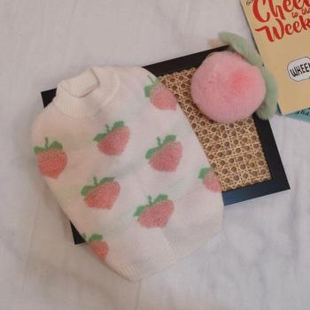 Sweet Peach Canine Knit Top