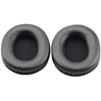 Couvre-oreilles élastiques noirs compatibles avec Audio Technica ATH‑M50x/M40x