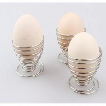 Spiral Spring Egg Cup for Hard Boiled Eggs
