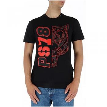 Plein Sport Men's PS78 Black Logo T-Shirt