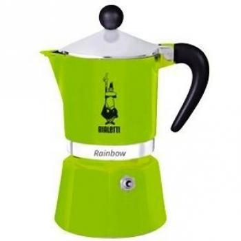 Cafetera Moka Bialetti 3 Tazas Verde