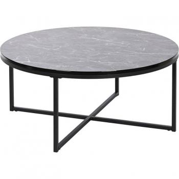 Mesa de Centro DKD Home Decor Metal Madera 80 x 80 x 35 cm