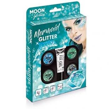 Meerjungfrauen Strahlglanz Set (Moon Glitter) – Lippen & Körper