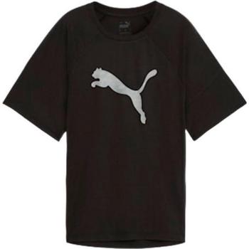 Camiseta Puma Evostripe Graphic mujer negro