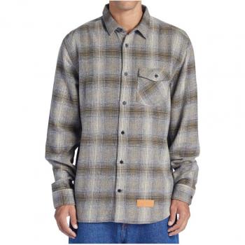 DC Shoes Hombre Camisa de franela Marshal verde