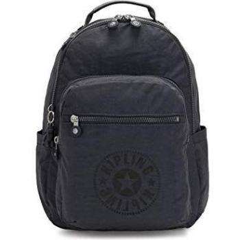 Mochila escolar Kipling SEOUL, 27 litros, Gris (NIGHT GREY NC)