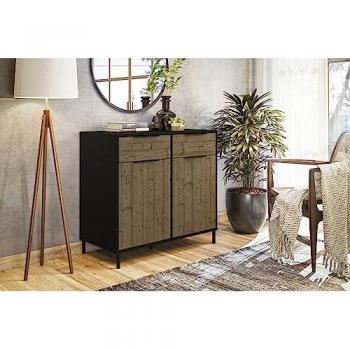 SECONIQUE Madrid 2 Door 2 Drawer Sideboard