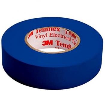 Nastro isolante in PVC autoadesivo TEMFLEX, 3m x 10m, spessore 0,15mm, blu 19x25mm 3M I7000106695