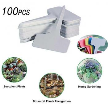 Garden Nursery Plant Tags 100pcs T-Type