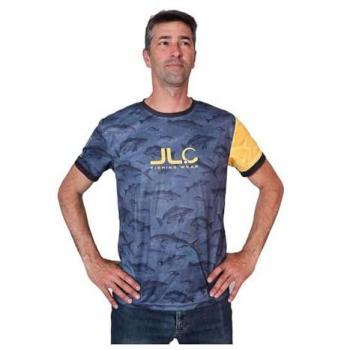 Camiseta Hombre Fish Camo JLC Gris
