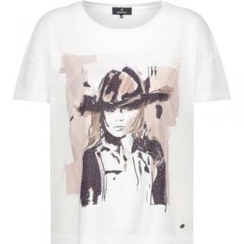 Blusen‑Style T-Shirt „Monari“ – Creme, 38 (409669)
