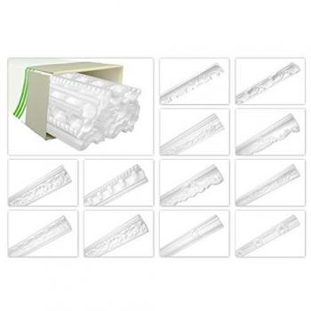 Moulure de Plafond HEXIMO 49 x 37 mm en Polystyrène