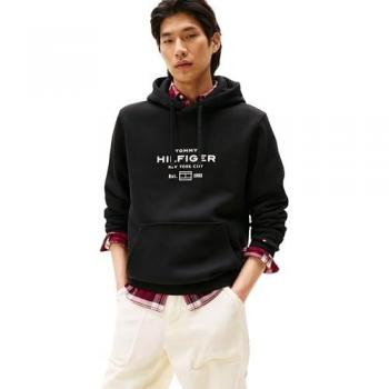 Sweat à capuche Tommy Hilfiger Noir