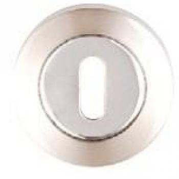 Satin Nickel Polished Chrome Escutcheons