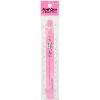 30CM Colorful Folding Ruler for Kids