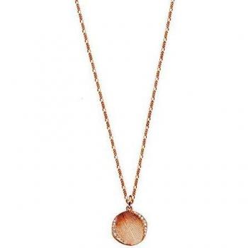 XS1897R XenoX „Blatt“-Collier aus Sterling-Silber 925 mit Zirkonia, 45 cm