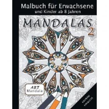 Mandala Art Malbuch für Erwachsene und Kinder ab 8 Jahren