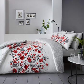 Red Gabriella Duvet Cover Set