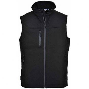 Portwest Men's Softshell Bodywarmer Black