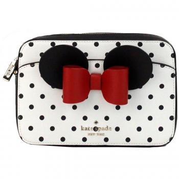 Kate Spade Polka Dot Printed PVC Crossbody Camera Bag