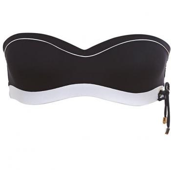 Look At Me Bikini Top Bandeau Schwarz
