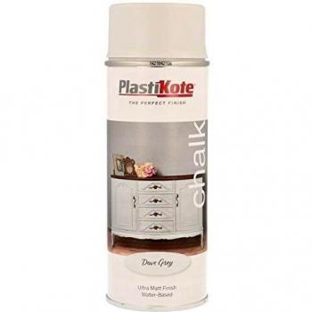 PLASTIKOTE CHALK FINISH SPRAY DOVE GREY 400ML
