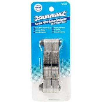Silverline Dual Scale Screw Pitch Gauge